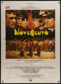 8b171 1900 part I Italian 1p 1976 directed by Bernardo Bertolucci, Robert De Niro, Ferracci art!