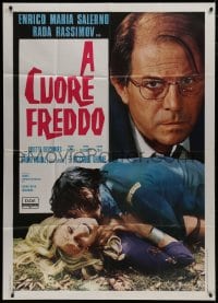8b174 A CUORE FREDDO Italian 1p 1971 Enrico Maria Salerno, woman held down against her will!