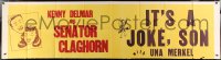 8b014 IT'S A JOKE SON paper banner 1947 great artwork of Kenny Delmar as Senator Claghorn!