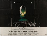 8b042 ALIEN subway poster 1979 Ridley Scott sci-fi classic, cool hatching egg image!
