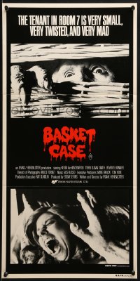 8c791 BASKET CASE Aust daybill 1982 the tenant in room 7 is very small, very twisted & VERY mad!