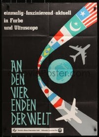 8c541 AN DEN VIER ENDEN DER WELT German 1961 Riesenfeld, at the four ends of the world!