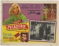 8c025 PECADORA Mexican LC 1947 Jose Diaz Morales, Ramon Armengod, Emilia Guiu, the Sinner!
