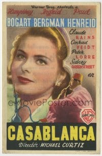 8c080 CASABLANCA Spanish herald 1946 different image of Ingrid Bergman, Michael Curtiz classic!