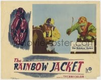 8d775 RAINBOW JACKET English LC 1954 English horse racing, great close up of jockeys racing!