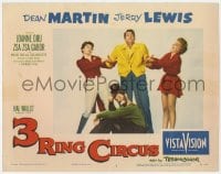 8d194 3 RING CIRCUS LC #7 1954 Jerry Lewis, Dean Martin, Joanne Dru & Zsa Zsa Gabor!