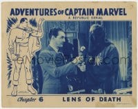8d201 ADVENTURES OF CAPTAIN MARVEL chapter 6 LC 1941 c/u of the masked Scorpion + cool border art!