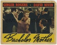 8d233 BACHELOR MOTHER LC 1939 David Niven watches Ginger Rogers dancing with another man!