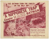 8d011 BATMAN chapter 11 TC R1954 great artwork of Batman & Robin in costume, A Nipponese Trap!