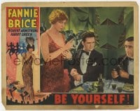 8d244 BE YOURSELF LC R1930s Jewish singer Fanny Brice watches hood stealing nightclub silverware!