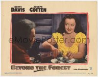 8d252 BEYOND THE FOREST LC #8 1949 Bette Davis pouring liquor at dinner table with Minor Watson!