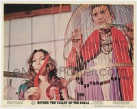8d253 BEYOND THE VALLEY OF THE DOLLS LC #2 1970 Russ Meyer, half-naked girl by man in birdcage!