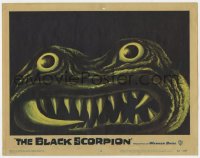 8d258 BLACK SCORPION LC #6 1957 best c/u of wacky creature that looks more laughable than horrible!