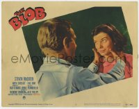 8d263 BLOB LC #2 1959 c/u of young Steve McQueen with his hands on Aneta Corseaut's neck!
