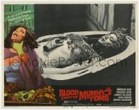 8d266 BLOOD FROM THE MUMMY'S TOMB LC #6 1972 naked girl & severed hand in Egyptian sarcophagus!