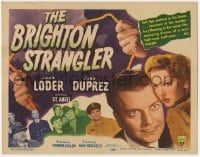 8d022 BRIGHTON STRANGLER TC 1944 crazed killer John Loder & scared June Duprez!