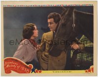 8d285 BROADWAY MELODY OF 1938 LC 1937 Eleanor Powell tells Robert Taylor their horse has to win!