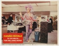 8d312 CASINO ROYALE LC #2 1967 James Bond, sexy Ursula Andress wearing wild outfit & headdress!
