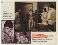 8d320 CHANGE OF HABIT LC #4 1969 Dr. Elvis Presley & pretty Mary Tyler Moore with two others!