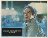 8d335 CLOSE ENCOUNTERS OF THE THIRD KIND LC #4 1977 Steven Spielberg, c/u of Francois Truffaut!
