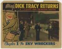 8d380 DICK TRACY RETURNS chapter 1 LC 1938 Charles Middleton, John Merton & others with cash bags!