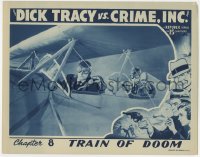 8d389 DICK TRACY VS. CRIME INC. chapter 8 LC 1941 Ralph Byrd as Chester Gould's detective in plane!
