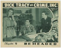 8d392 DICK TRACY VS. CRIME INC. chapter 9 LC 1941 Ralph Byrd, Jan Wiley, Kenneth Harlan, Beheaded!