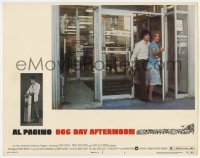 8d402 DOG DAY AFTERNOON LC #7 1975 Al Pacino with hostage outside bank, Sidney Lumet classic!
