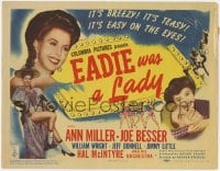 8d042 EADIE WAS A LADY TC 1944 sexy burlesque dancer Ann Miller is easy on the eyes, rare!