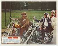 8d424 EASY RIDER int'l LC #6 1969 Dennis Hopper, Peter Fonda & Jack Nicholson riding motorcycles!