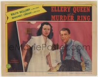 8d428 ELLERY QUEEN & THE MURDER RING LC 1941 Ralph Bellamy & Margaret Lindsay as Nikki Porter!!