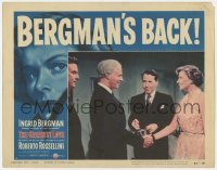 8d432 EUROPA '51 LC #2 1954 Ingrid Bergman's back in Roberto Rossellini's The Greatest Love!