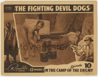8d438 FIGHTING DEVIL DOGS chapter 10 LC 1938 man lights explosives In the Camp of the Enemy!