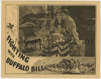 8d443 FIGHTING WITH BUFFALO BILL LC 1927 romantic close up of Wallace MacDonald & Elsa Benham!