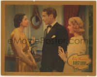 8d448 FIRST LADY LC 1937 Victor Jory in tuxedo between beautiful Kay Francis & Anita Louise!
