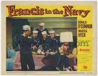 8d472 FRANCIS IN THE NAVY LC #3 1955 sailor Donald O'Connor & Martha Hyer + Clint Eastwood shown!