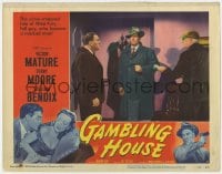 8d474 GAMBLING HOUSE LC #4 1951 Victor Mature standing between William Bendix & gambler w/money!