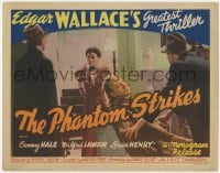 8d053 GAUNT STRANGER TC 1938 from Edgar Wallace's The Ringer, woman with gun, The Phantom Strikes!