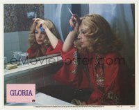 8d484 GLORIA LC #7 1980 John Cassavetes directed, c/u of worried smoking Gena Rowlands in bathroom!