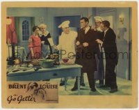 8d490 GO GETTER LC 1937 Busby Berkeley, armed kitchen staff surrounding George Brent!