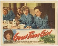 8d499 GOOD TIME GIRL LC #2 1950 close up of Jean Kent & female convicts eating in cafeteria!