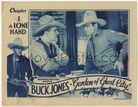 8d505 GORDON OF GHOST CITY chapter 1 LC 1933 cowboy Buck Jones, William Desmond, A Lone Hand!
