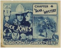8d057 GORDON OF GHOST CITY chapter 4 TC 1933 Buck Jones, Madge Bellamy, the Man of Mystery!