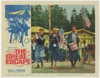 8d507 GREAT ESCAPE LC #7 1963 James Garner & Steve McQueen are patriotic on the 4th of July!