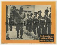 8d511 GREEN BERETS LC #1 1968 John Wayne walking by soldiers holding rifles in Vietnam!
