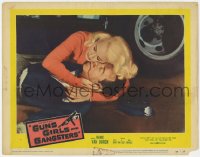 8d518 GUNS, GIRLS & GANGSTERS LC #7 1959 c/u of Mamie Van Doren cradling wounded Gerald Mohr!
