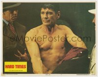 8d520 HARD TIMES LC #5 1975 James Coburn stands by super tough street fighter Charles Bronson!