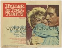 8d522 HELLER IN PINK TIGHTS LC #2 1960 best c/u of sexy blonde Sophia Loren & Anthony Quinn!