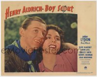 8d523 HENRY ALDRICH BOY SCOUT LC #3 1944 romantic close up of Joan Mortimer & Jimmy Lydon!
