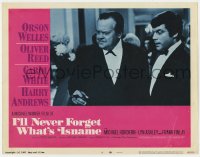 8d567 I'LL NEVER FORGET WHAT'S'ISNAME LC #6 1968 c/u of Orson Welles & Oliver Reed, Michael Winner!